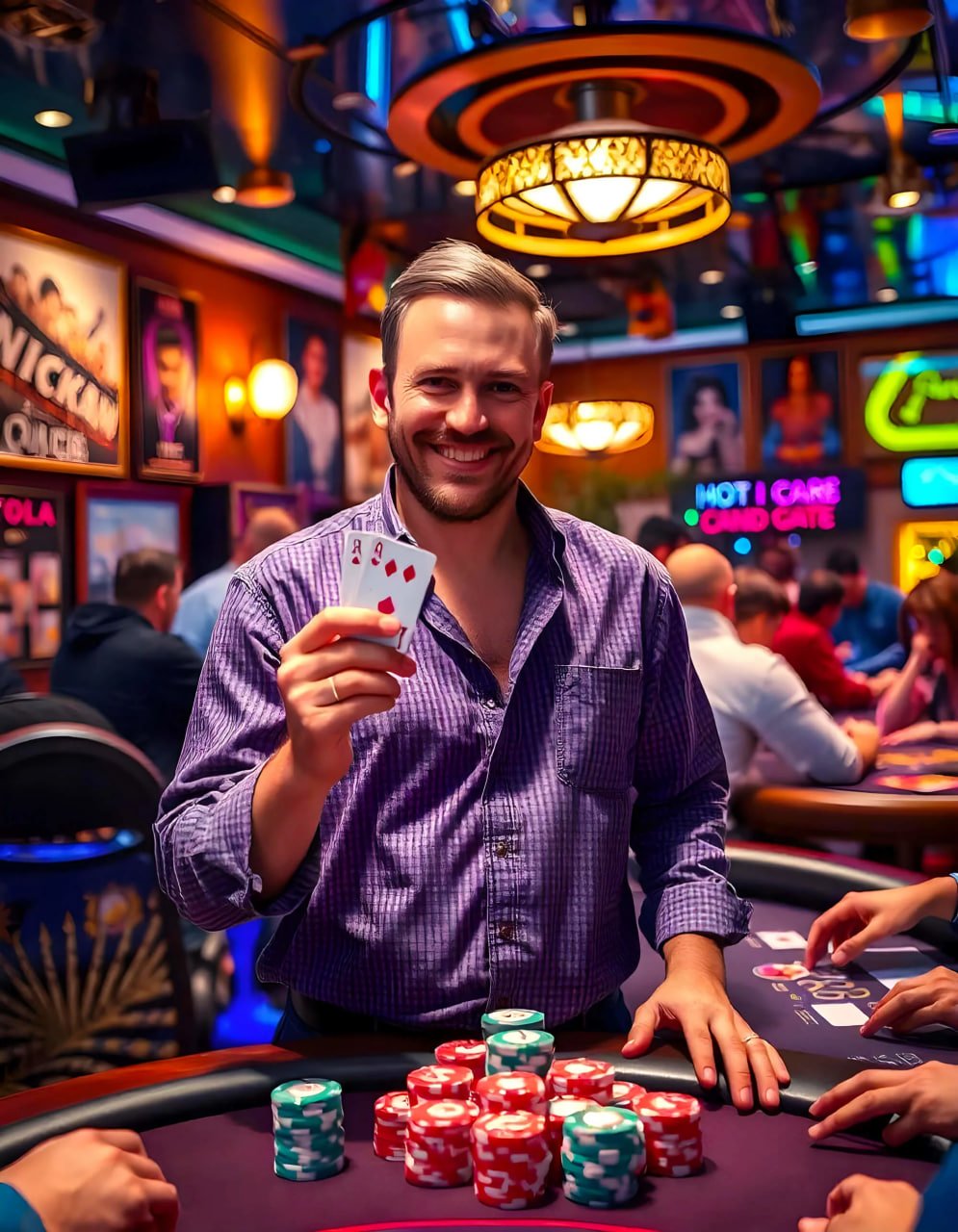 17 Win slots lobby showing video slot games on mobile screen